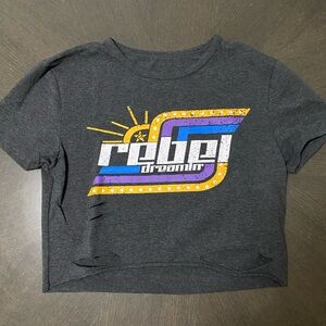 Rebel Dreamin' Gray Crop Top